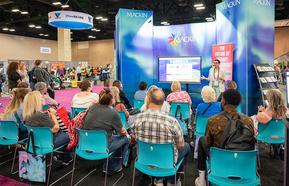 Mackin presentation to attendees at TLA Annual Conference.