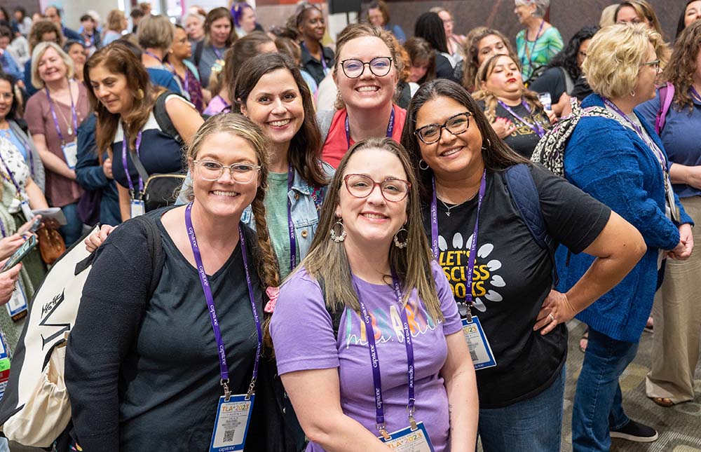 Group of four women at TLA Annual Conference