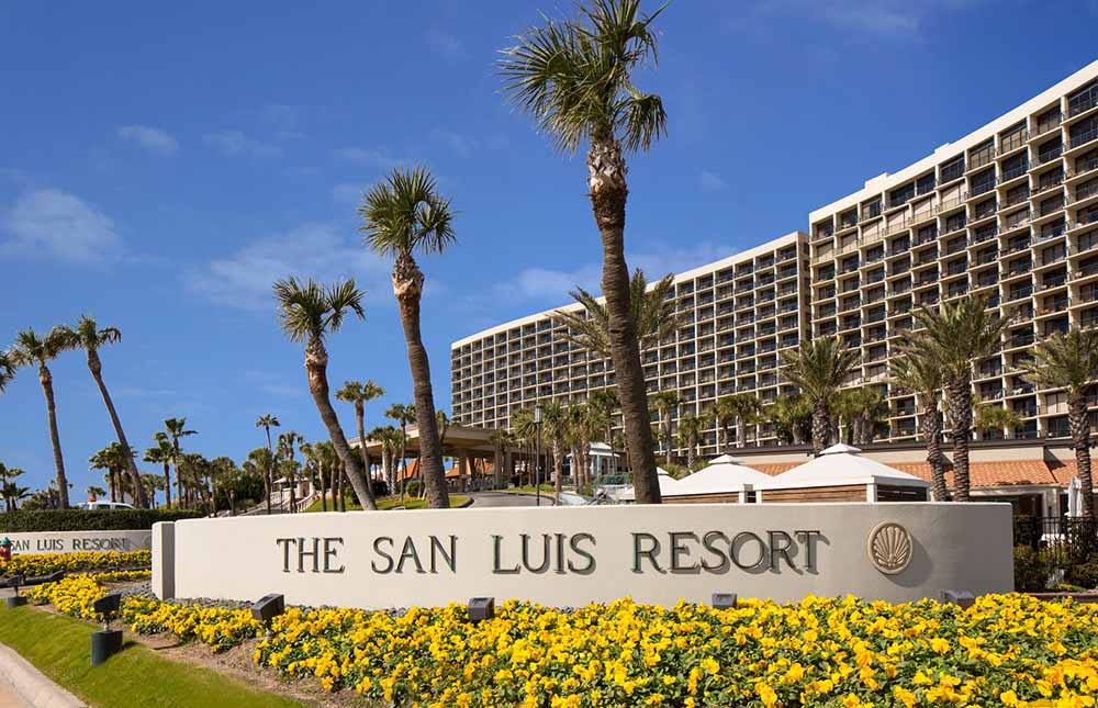 TCAL Annual Conference Hotel - San-Luis-Resort-Entrance