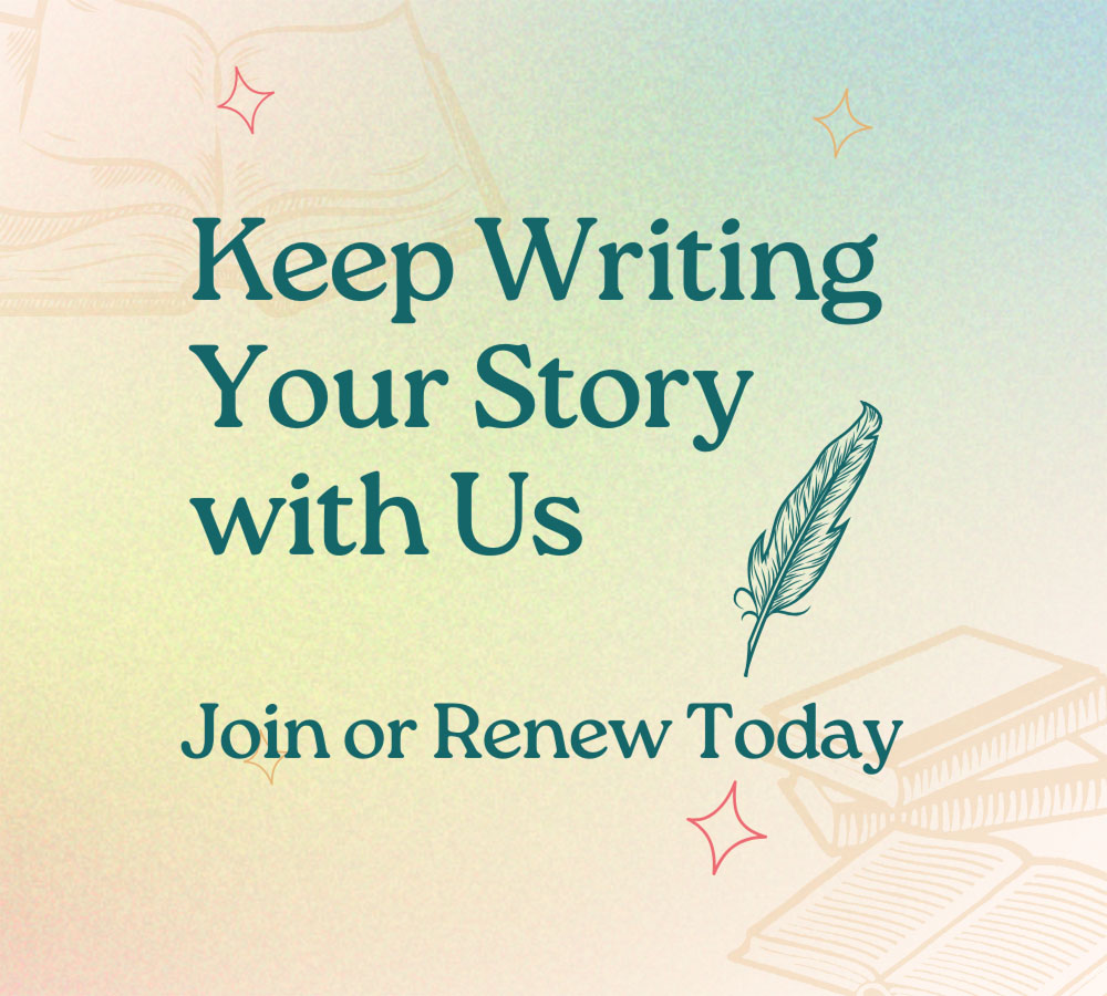 Keep writing your story with us - Join or Renew Your TLa membership today