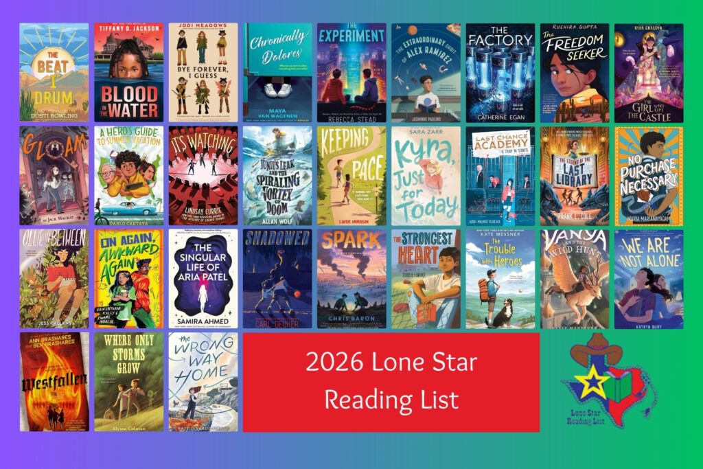 image shows book covers to the 2026 Lone Star Ready List