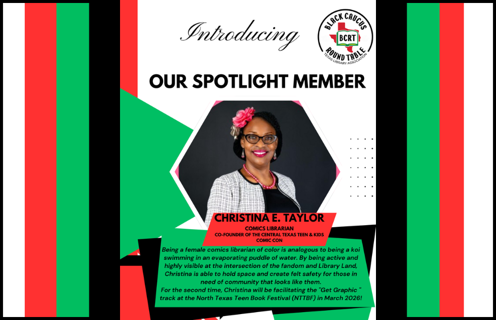 decorative graphic for Christina E. Taylor's Member Spotlight