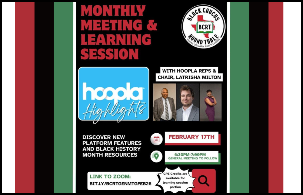 decorative graphic for the February 2026 Black Caucus Round Table Meeting