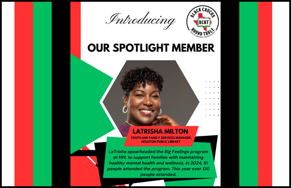 decorative graphic for LaTrisha Milton's Member Spotlight
